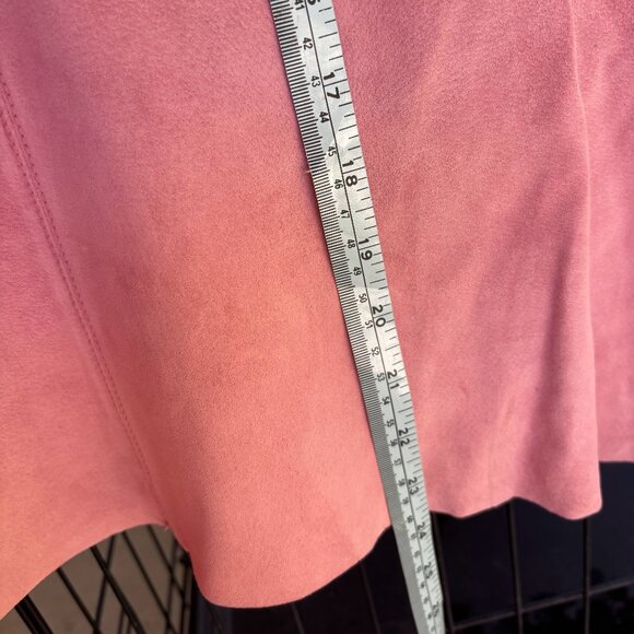 Danier Blush A-Line Skirt with Belt - Picture 3 of 9